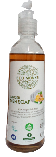 ECO MONKS GINGER DISH SOAP