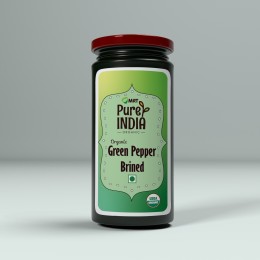 GREEN PEPPER IN BRINE ORG