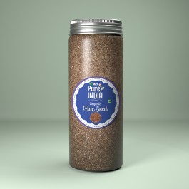 FLAX SEED IN TIN ORGANIC